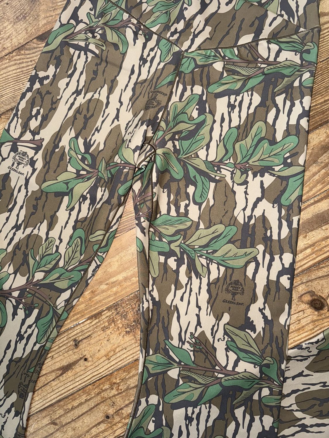 LG Flare Leggings Green Leaf Camo