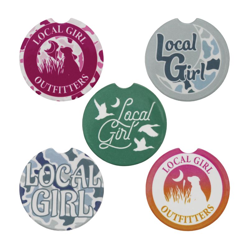 Local Girl Car Coaster