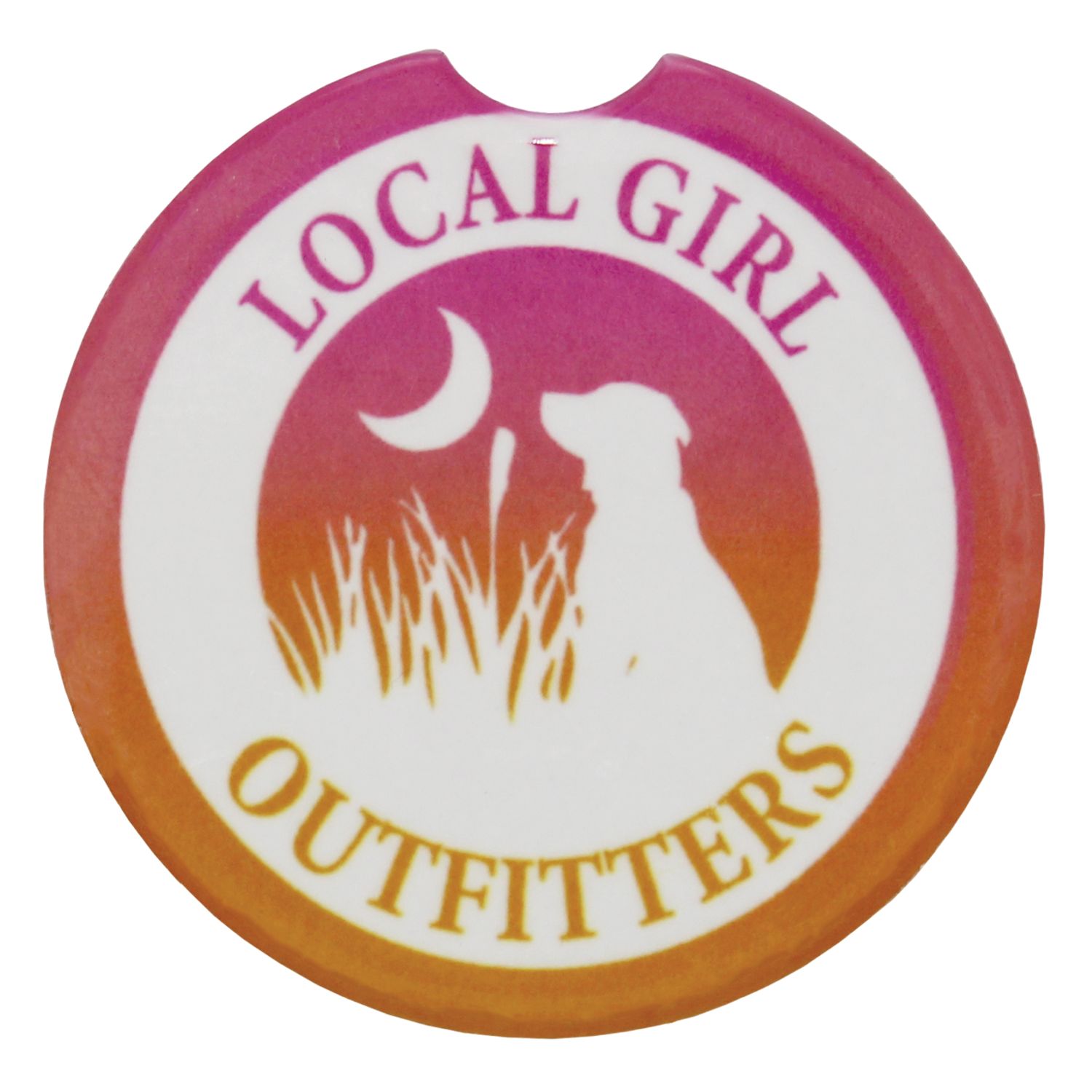 Local Girl Car Coaster