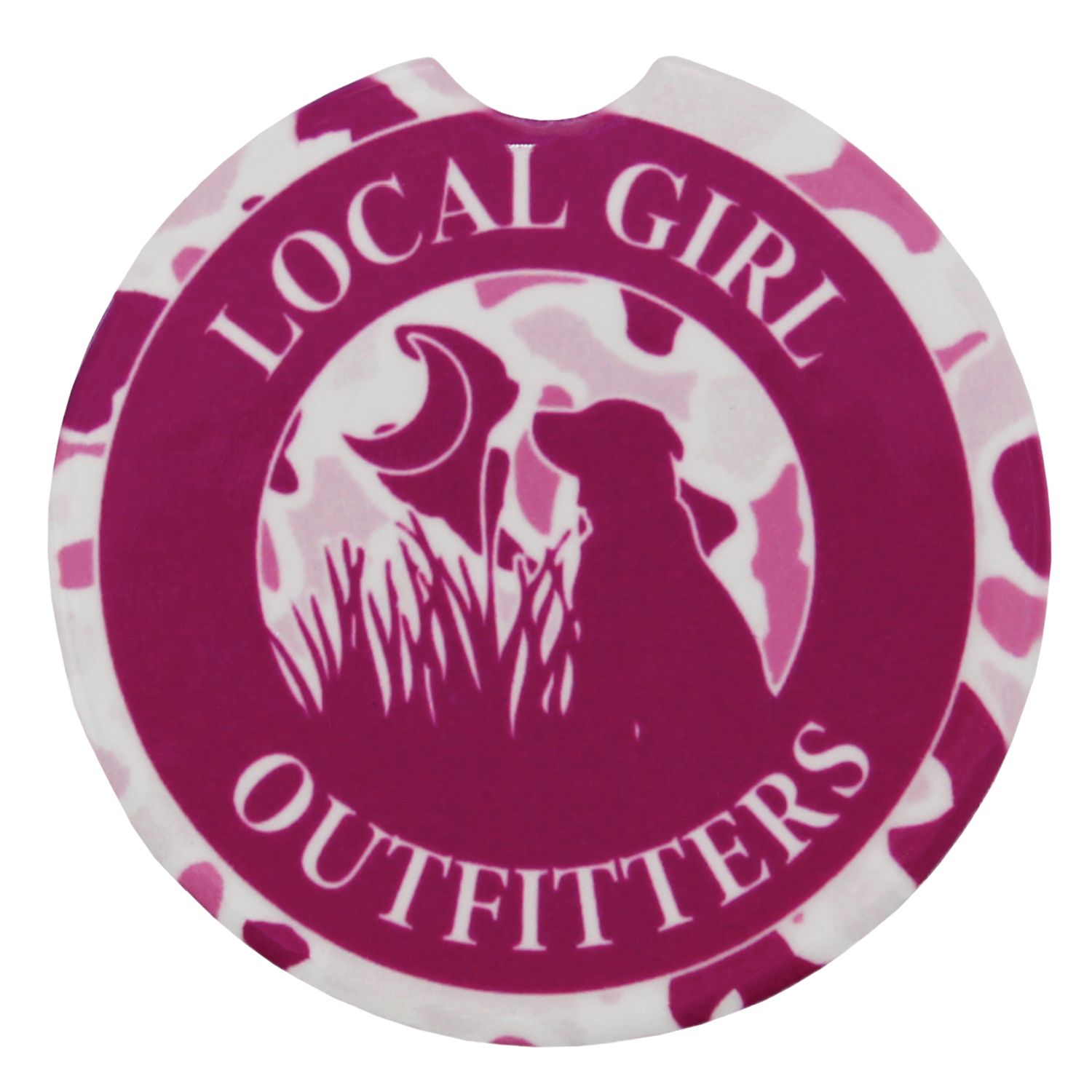 Local Girl Car Coaster