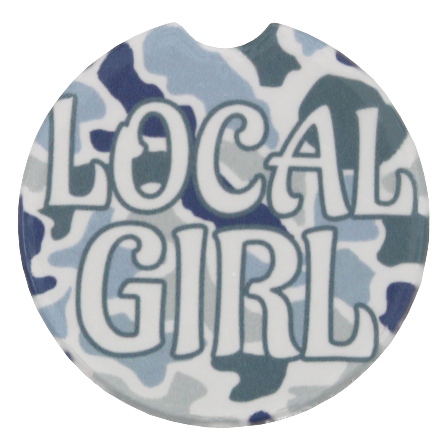 Local Girl Car Coaster