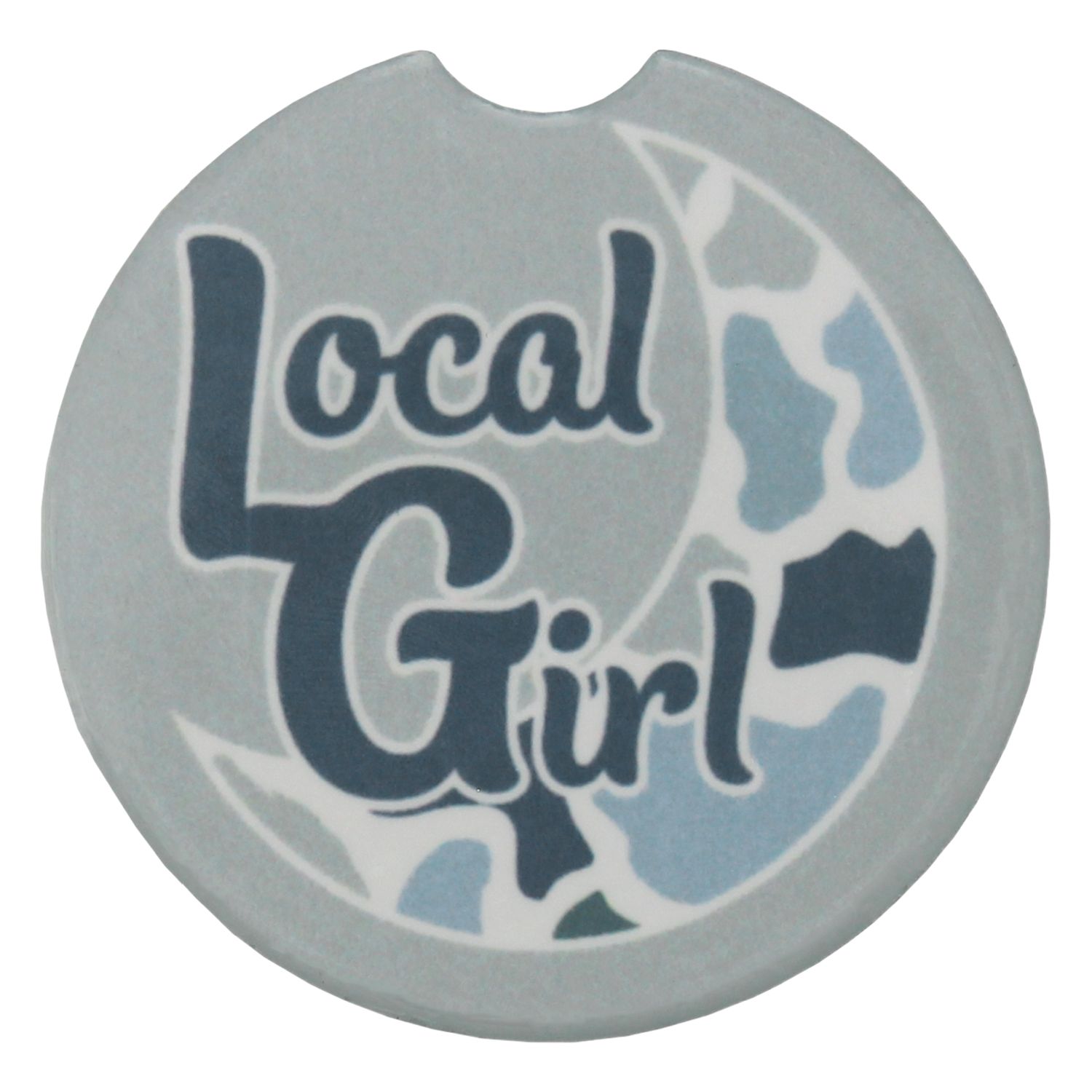 Local Girl Car Coaster