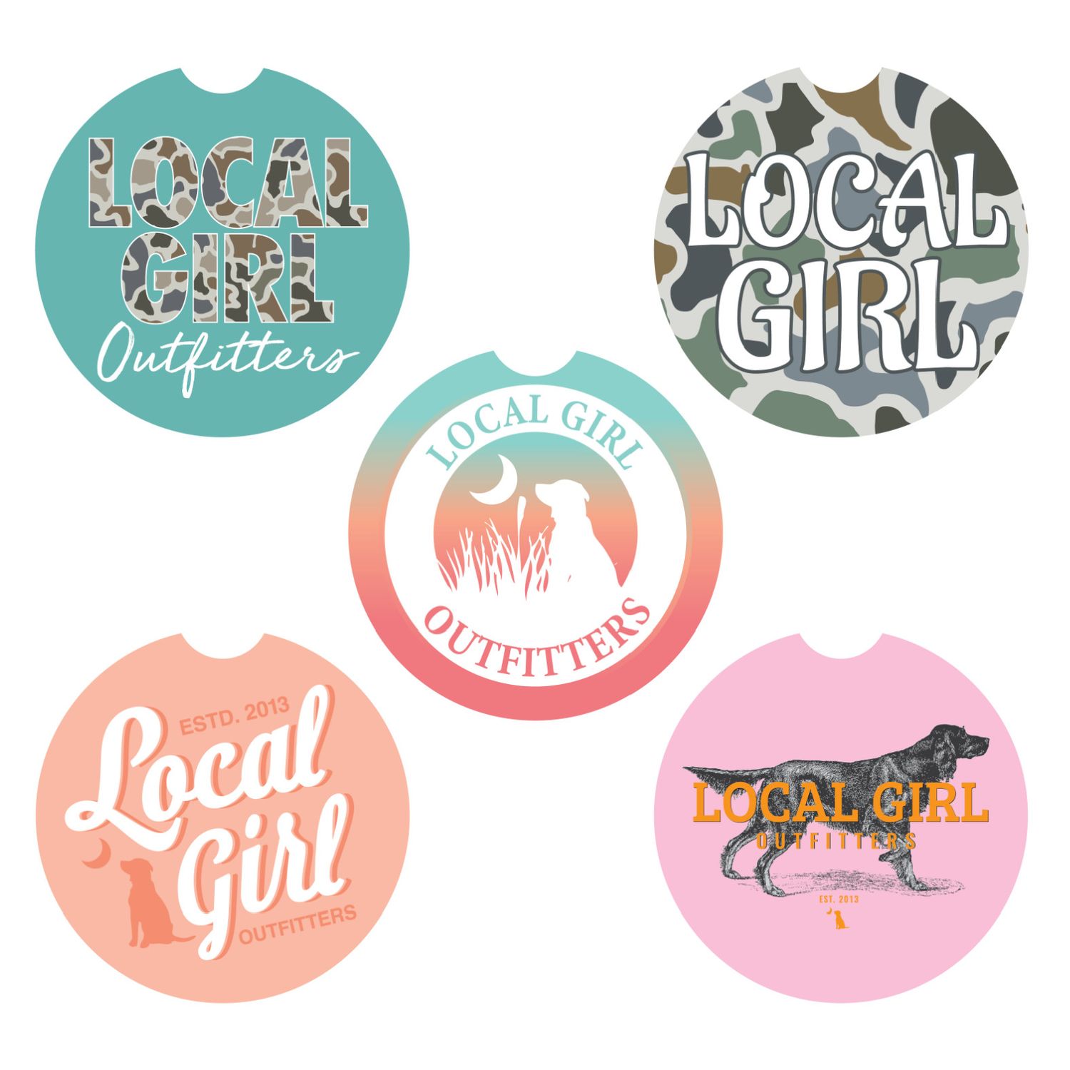 Local Girl Car Coaster