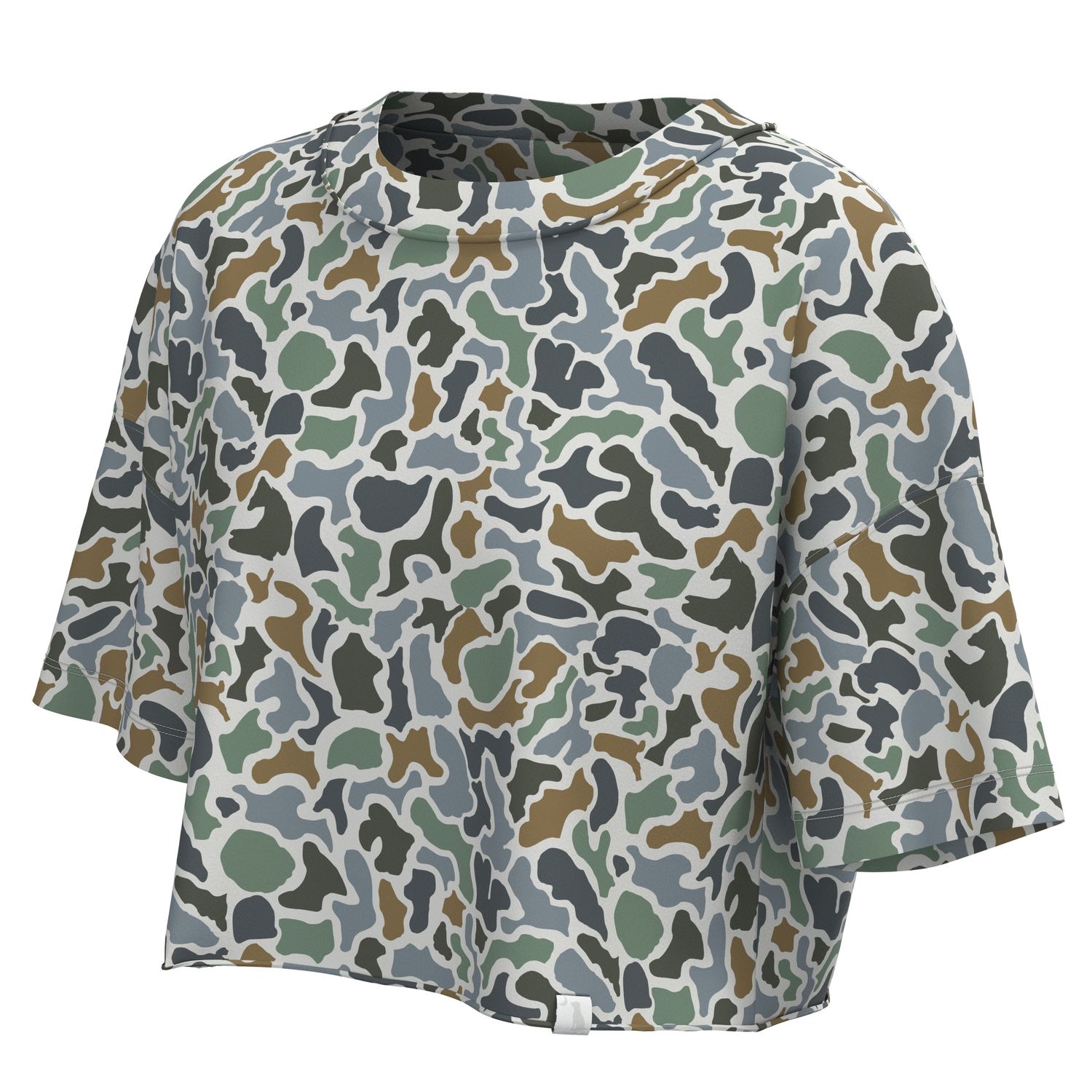 LG Boxy Crop Localflage Bluff SS Tee