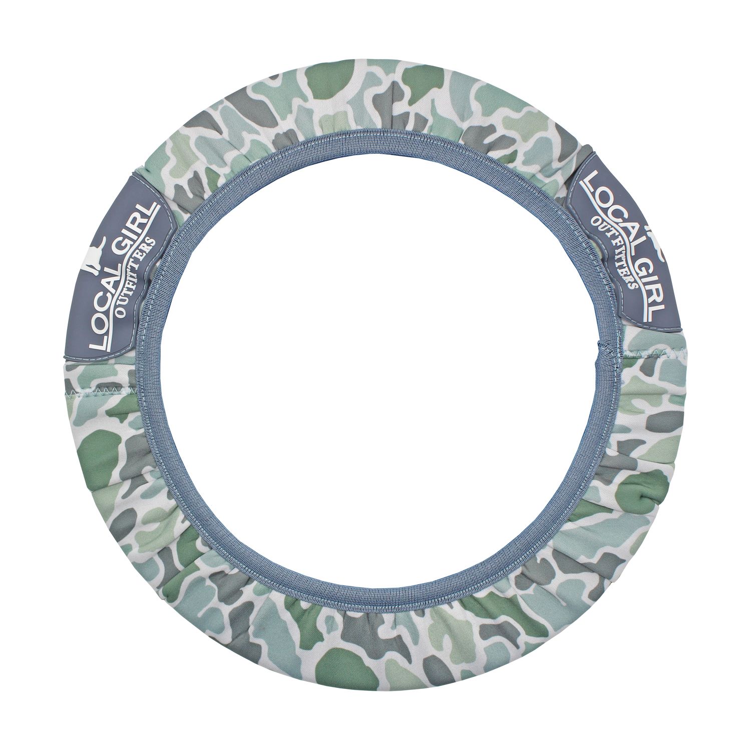 Local Girl Steering Wheel Cover, Color: Localflage Coast