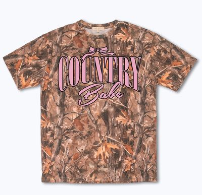 Country Babe S/S Tee Camo