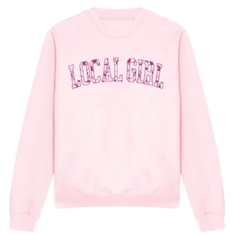 LG LCF Pink Arch Crew Baby Pink