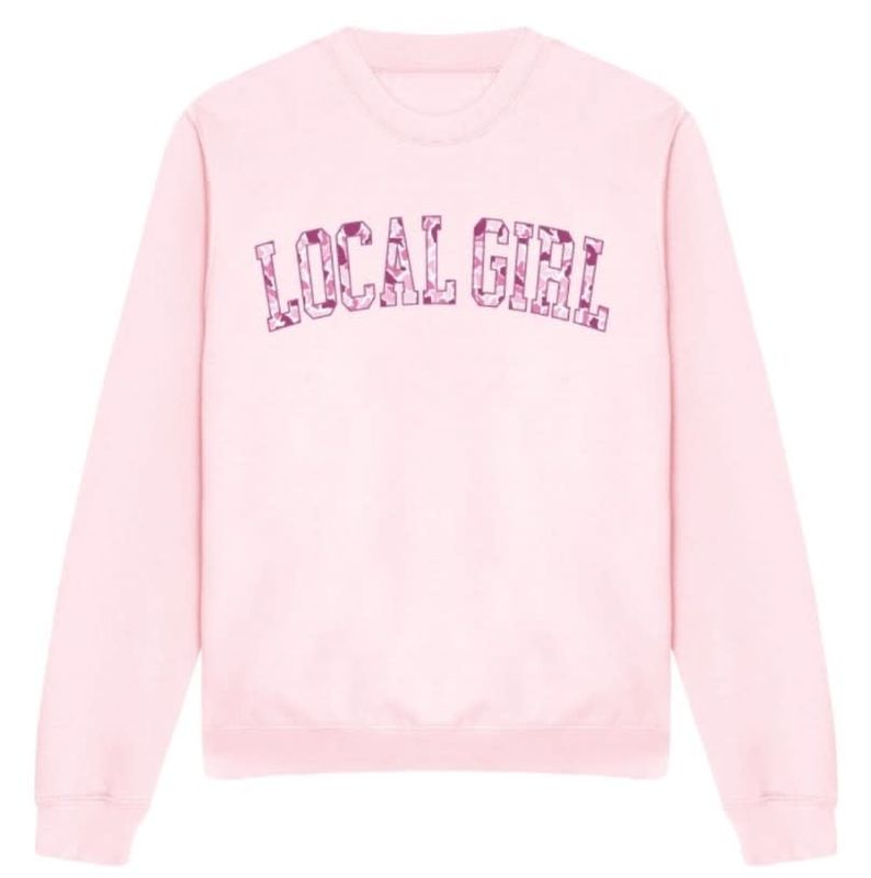 LG LCF Pink Arch Crew Baby Pink