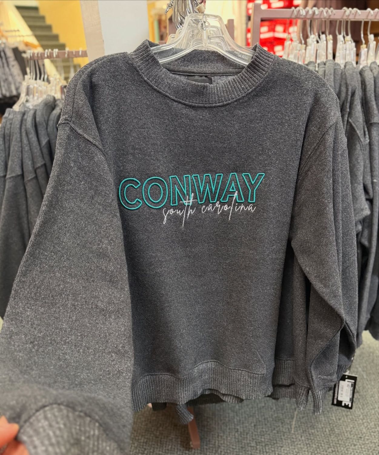 Conway 2-Toned Embroidered Black Nantucket 