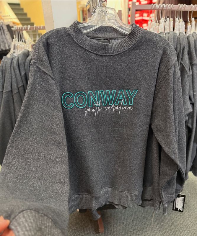 Conway 2-Toned Embroidered Black Nantucket 