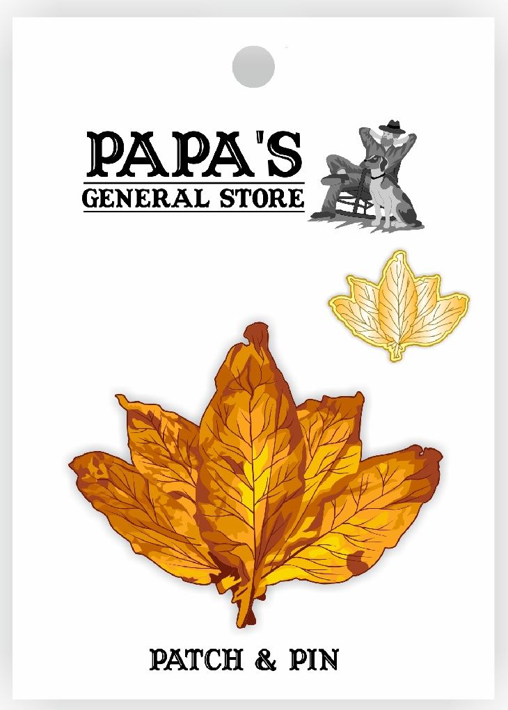 Papa's Tobacco Pin &amp; Patch