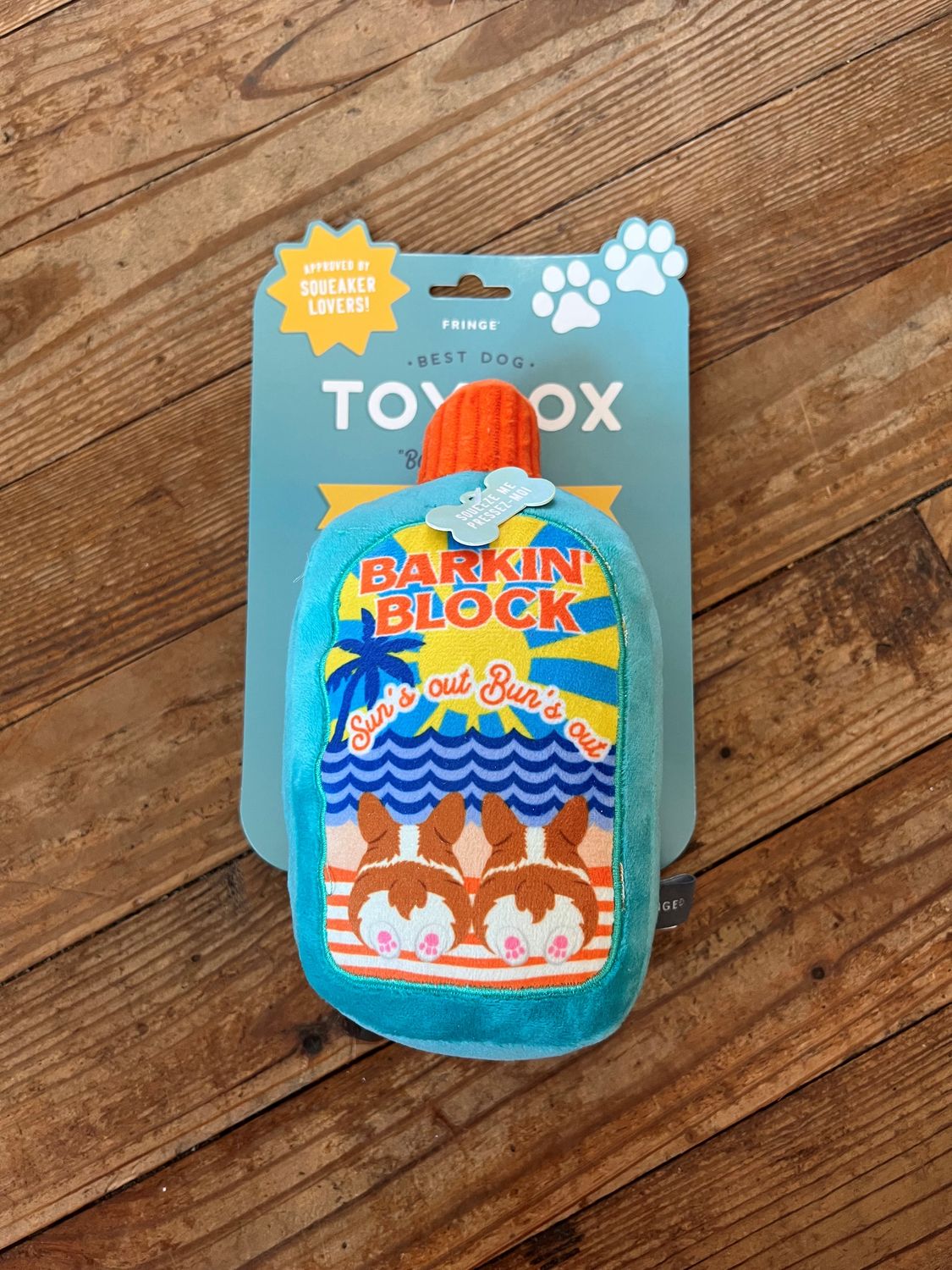 Barkin' Block Dog Toy