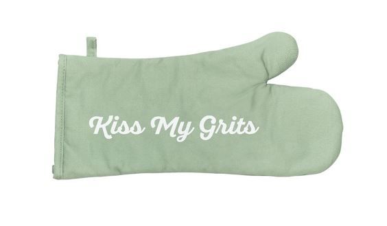 Kiss My Grits Oven Mitt