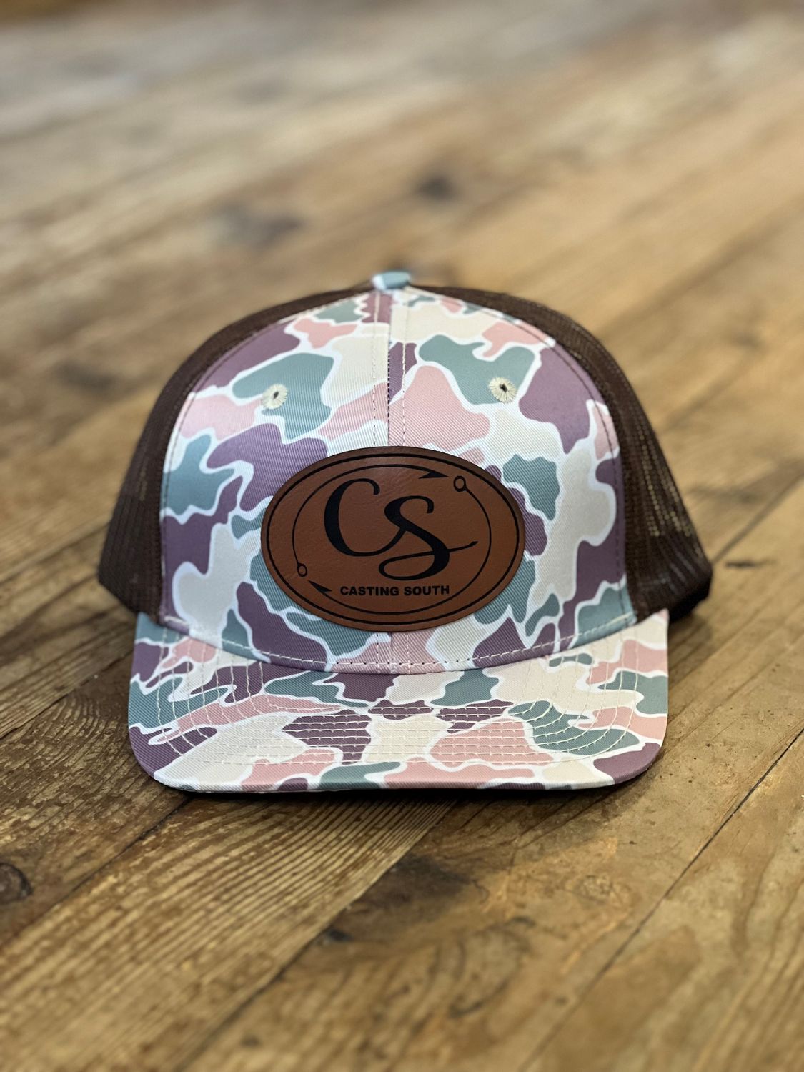 Casting South Patch Green Old School Hat