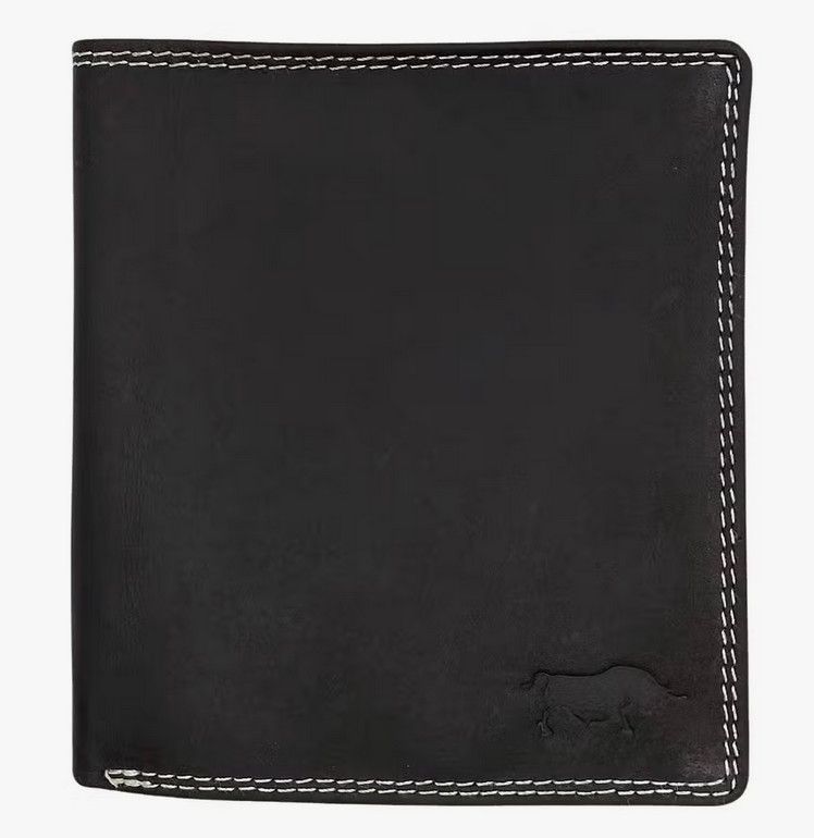 Buffalo Leather Wallet Black