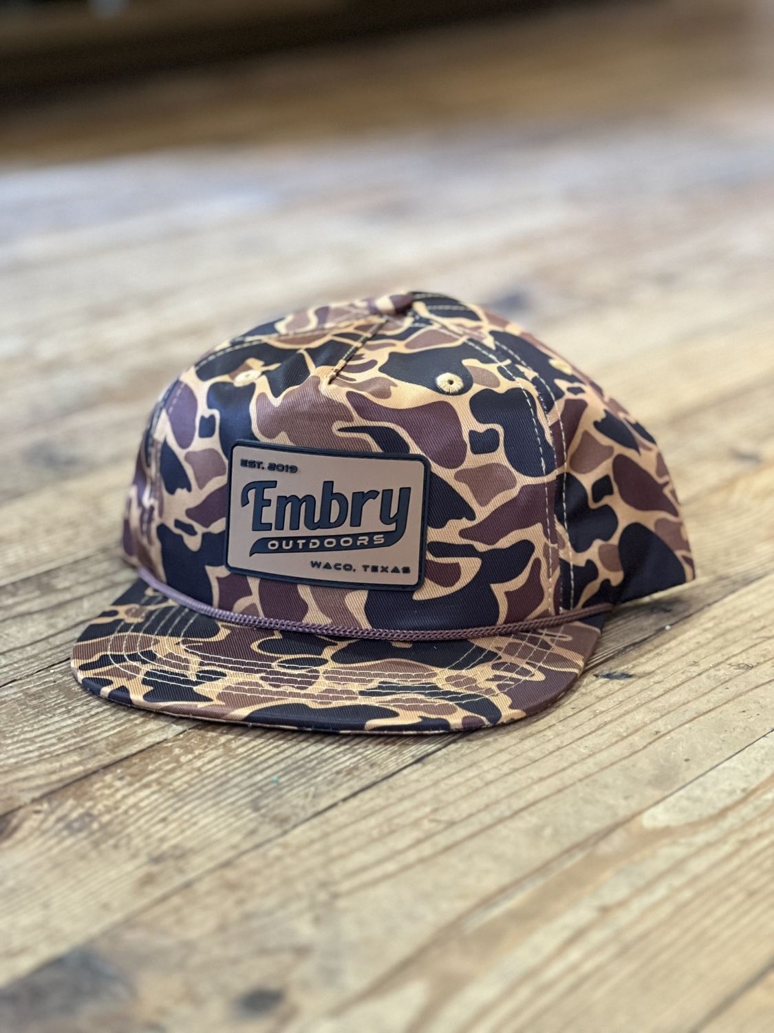 Duck Camo Rope Retro Hat