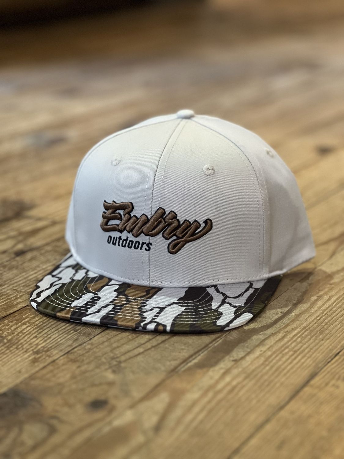 Timber Camo Cursive Hat