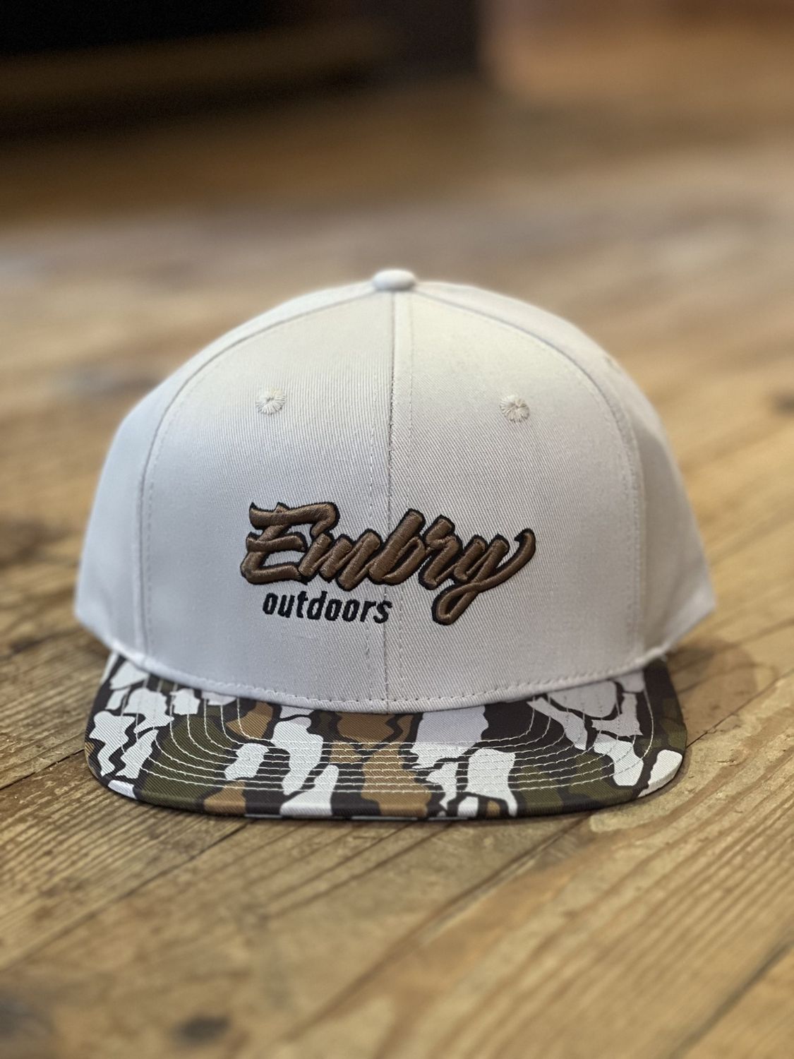 Timber Camo Cursive Hat