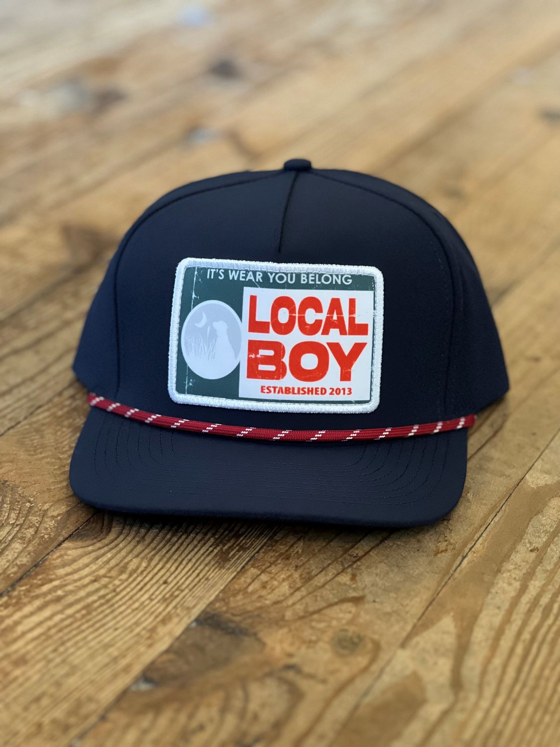 Local Boy Big Chief Rope Hat Slate