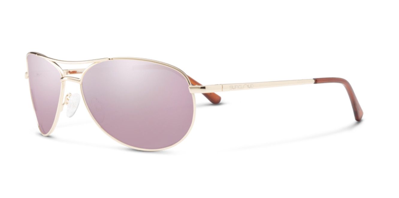 Suncloud Patrol Rose Gold with Polarized Pink Gold Mirror Lens