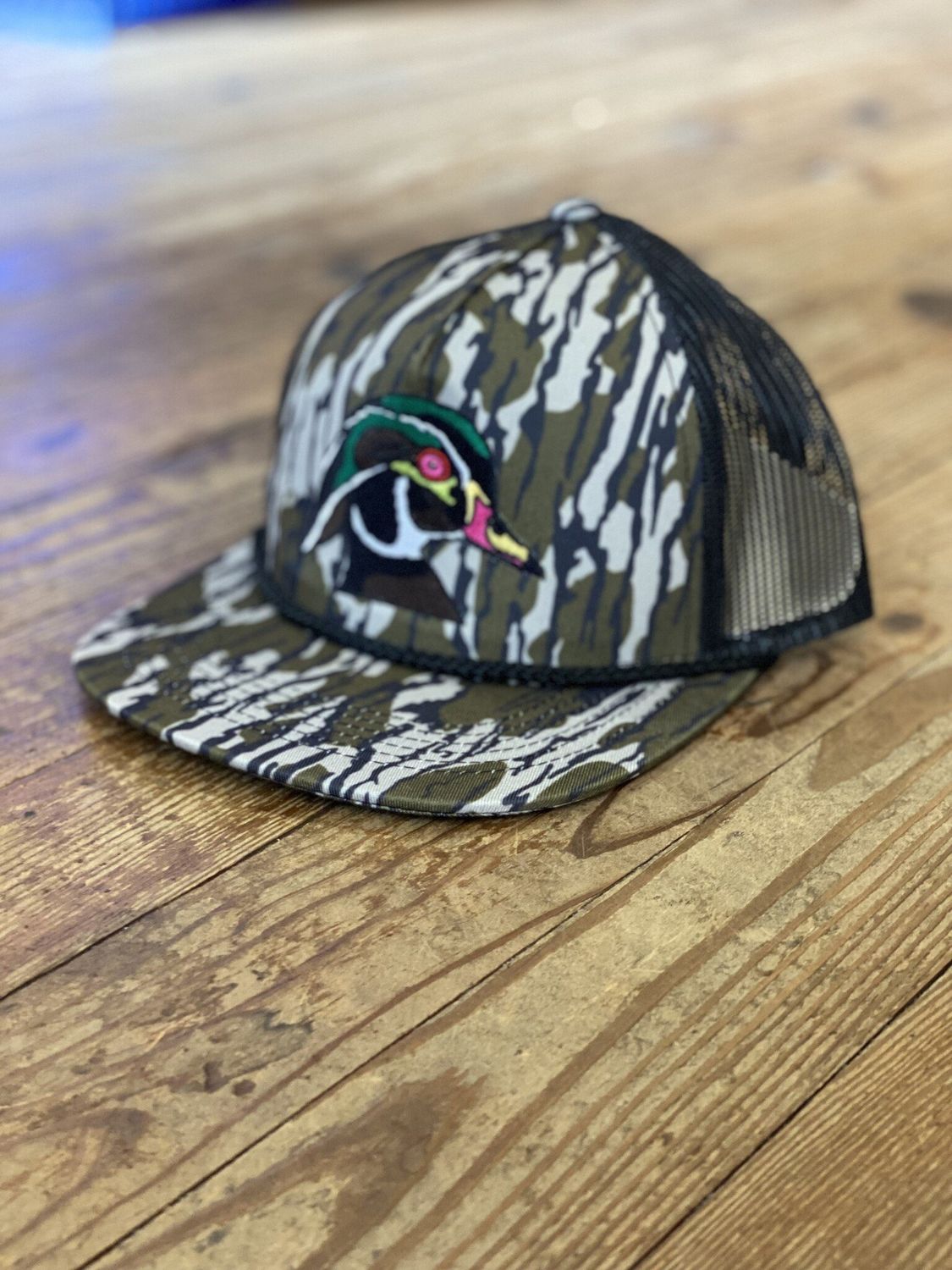 AIX Wood Duck Bottomland Mesh Back Rope Hat