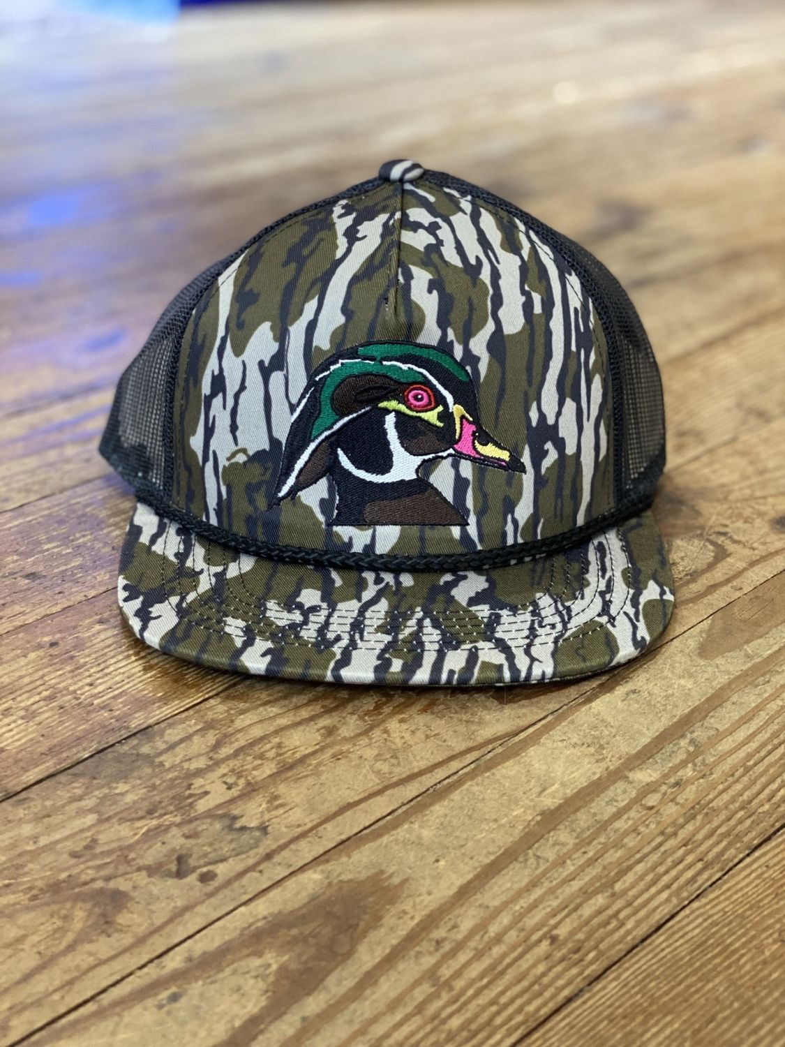 AIX Wood Duck Bottomland Mesh Back Rope Hat