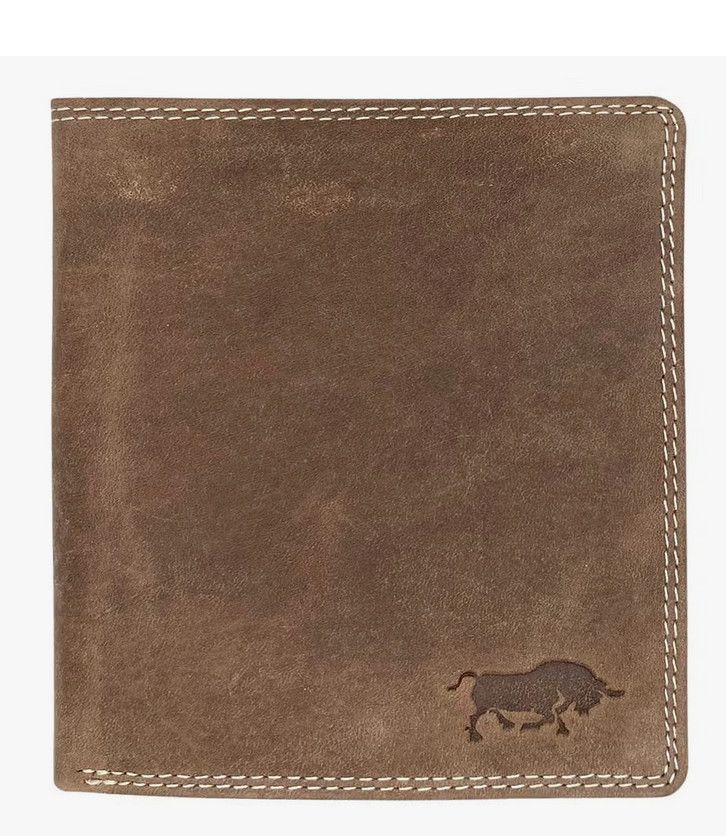 Buffalo Leather Wallet Cognac