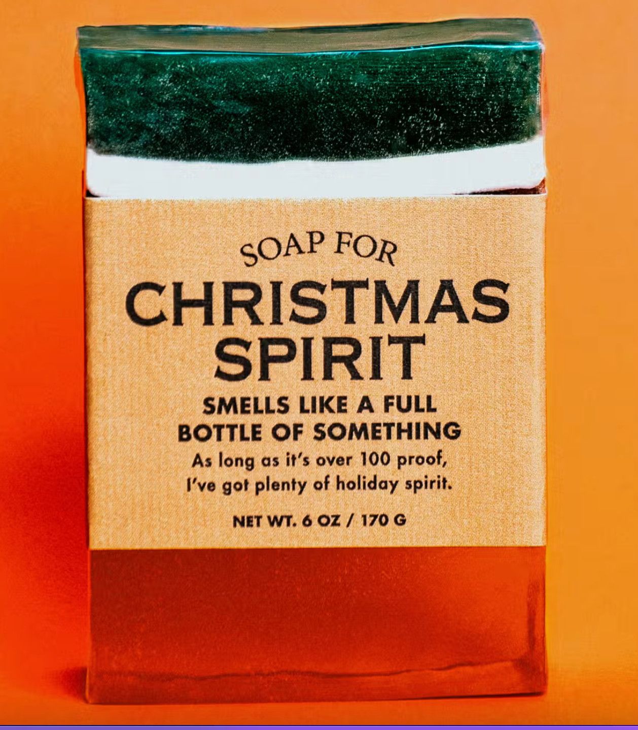 Whiskey River Soap For Christmas Spirit