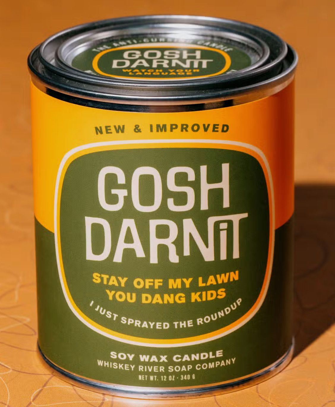 Whiskey River Gosh Darnit Anti-Cursing Candle