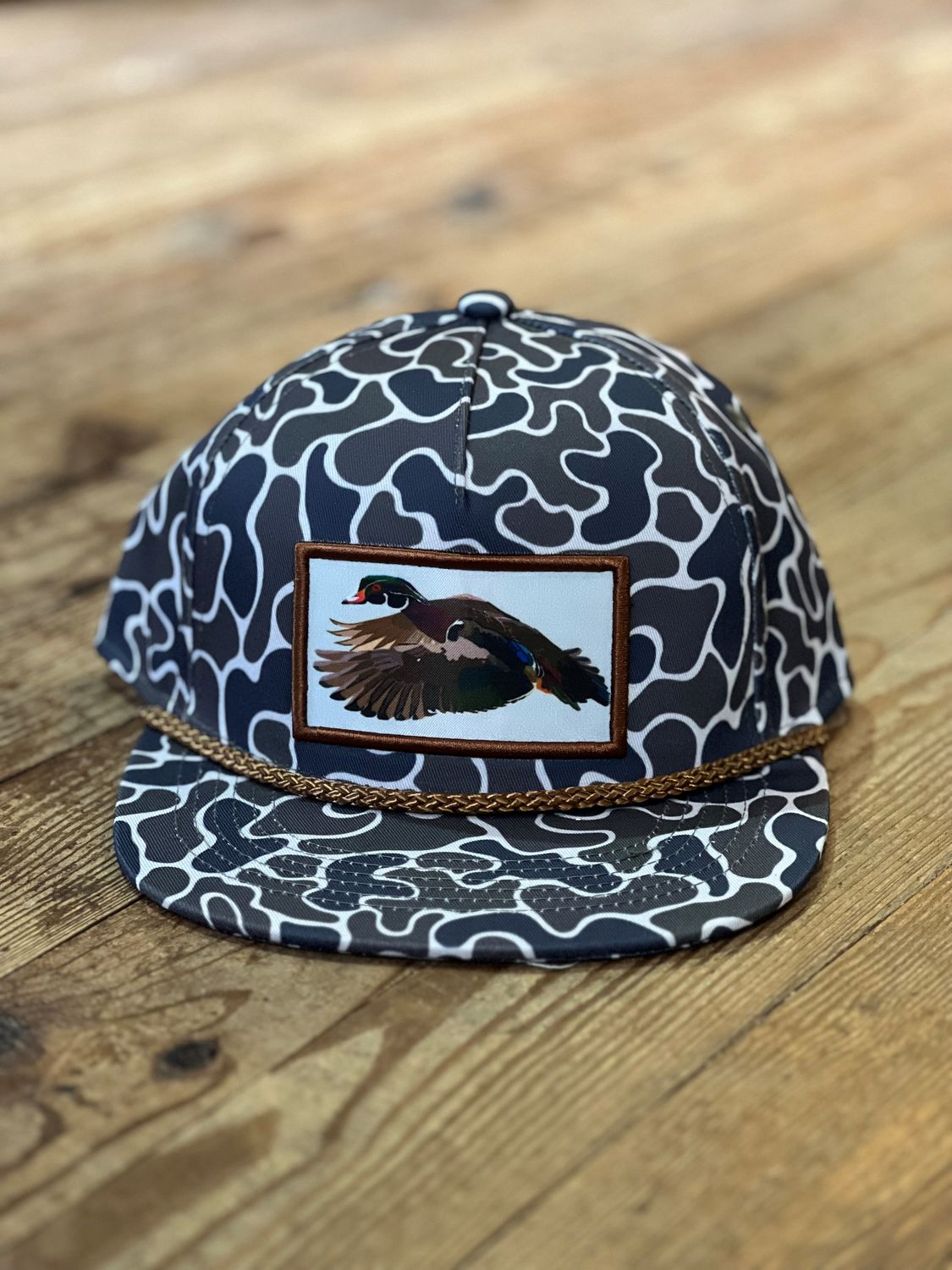 AIX Cypress Flying Wood Duck Rope Hat