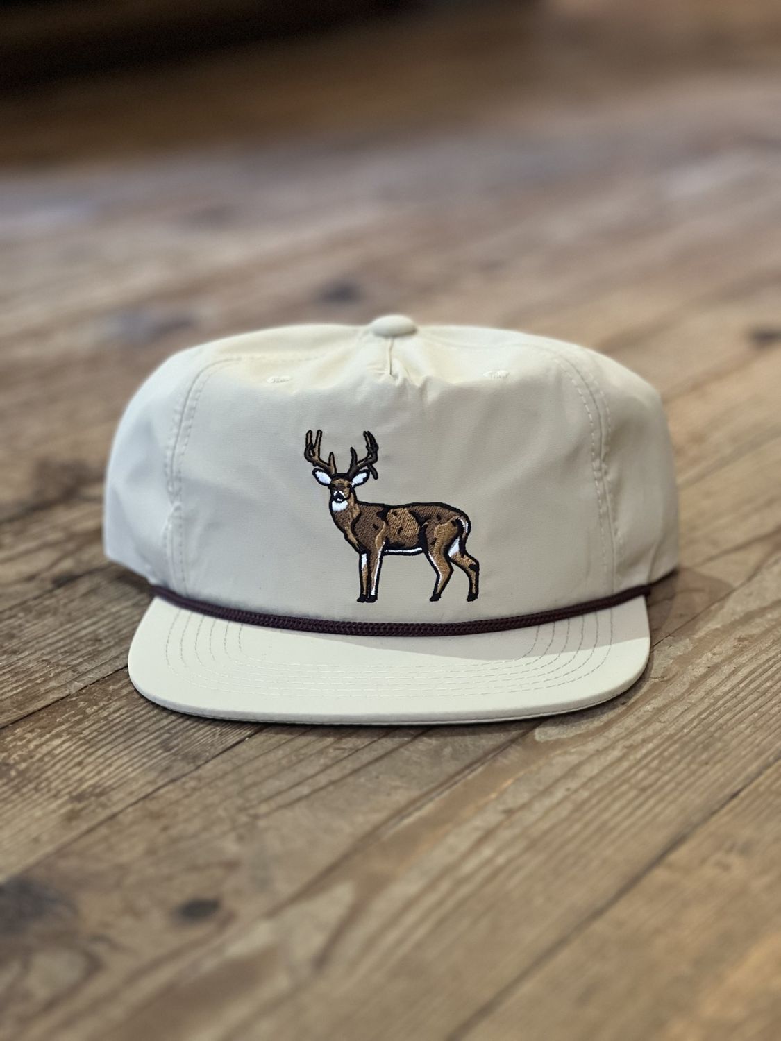 Cream Buck Rope Hat
