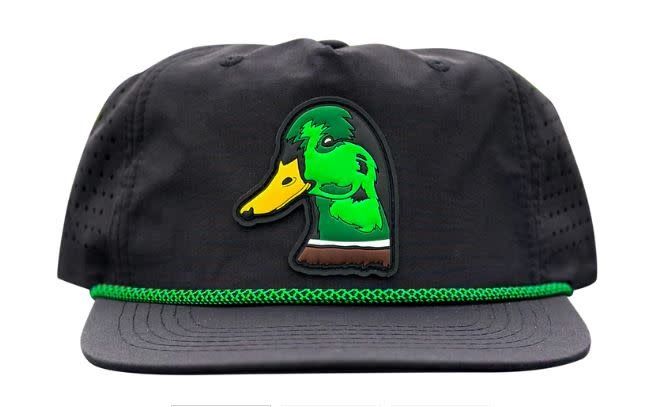 Black Greenhead Rope Hat