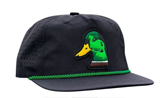 Black Greenhead Rope Hat