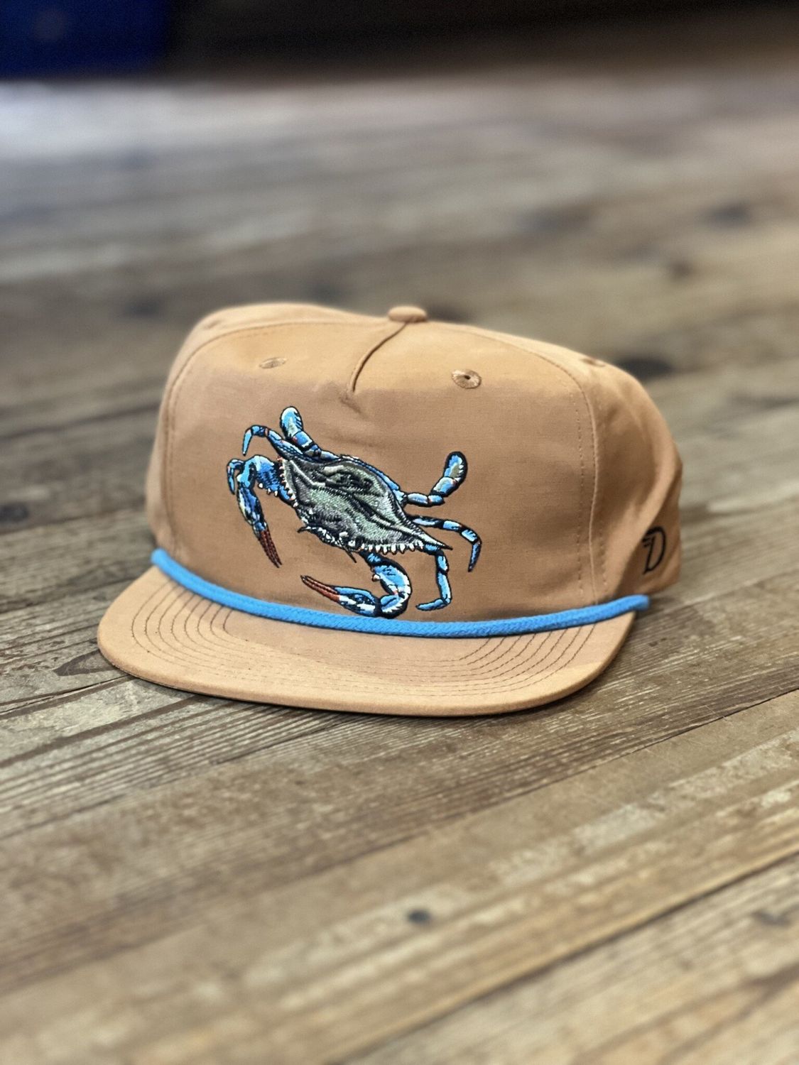 Duck Camp Blue Crab Rope Hat
