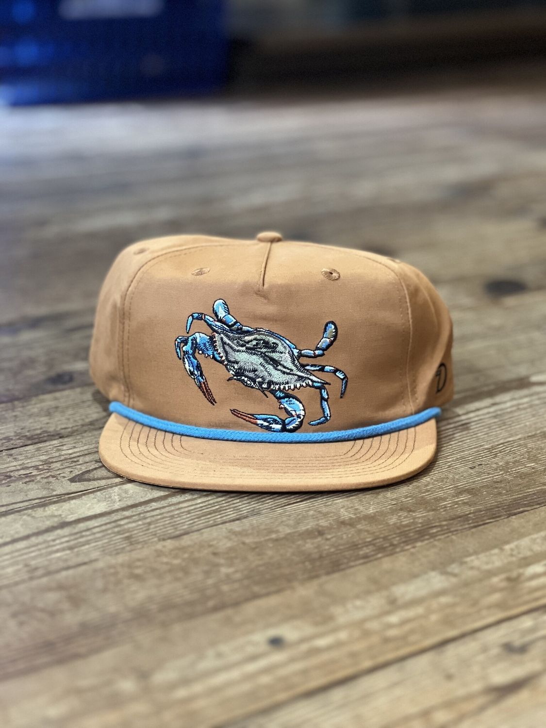 Duck Camp Blue Crab Rope Hat