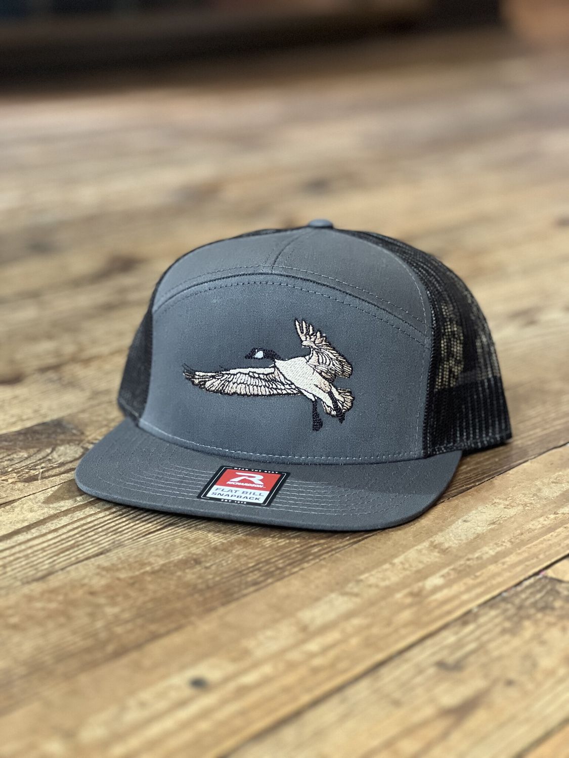 Combat Waterfowl 7 Panel Canada Goose Hat Charcoal