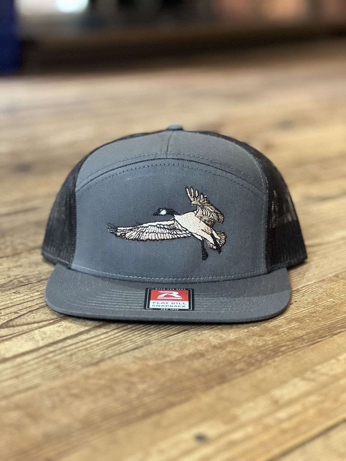 Combat Waterfowl 7 Panel Canada Goose Hat Charcoal