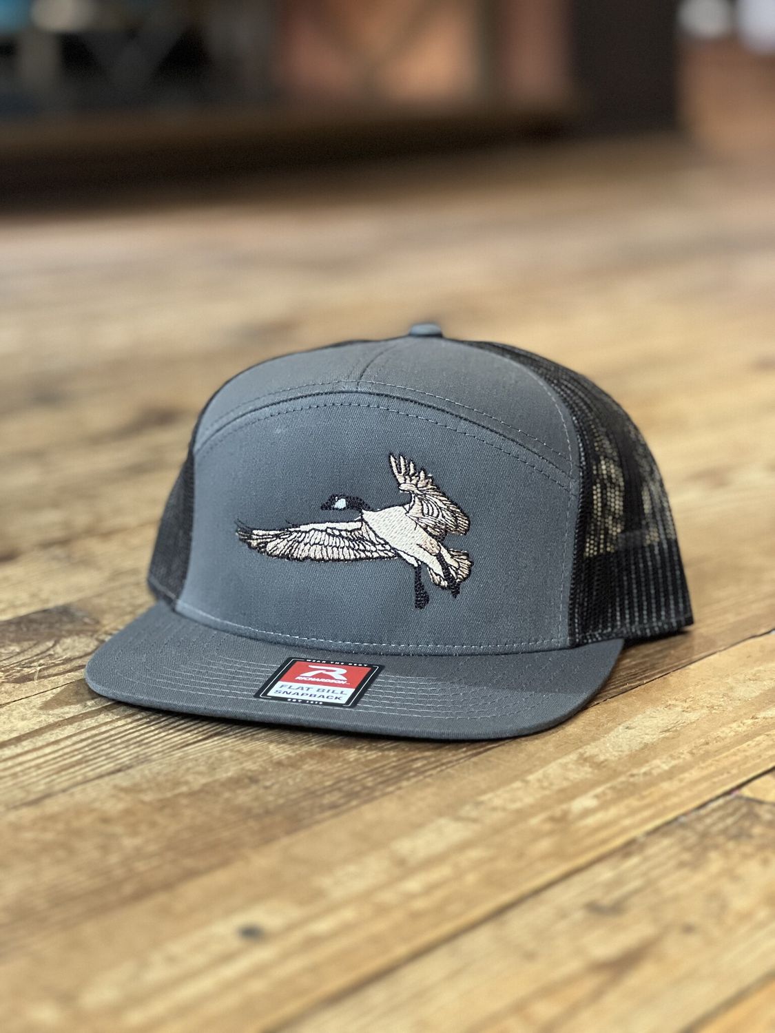 Combat Waterfowl 7 Panel Canada Goose Hat Charcoal