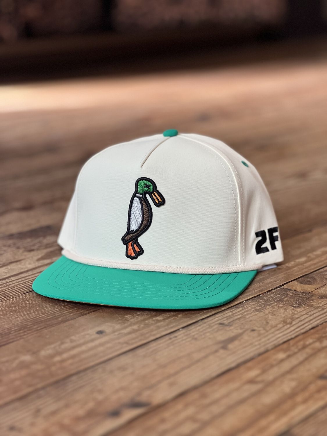 24.7Hunt Green/Off White Rope Hat