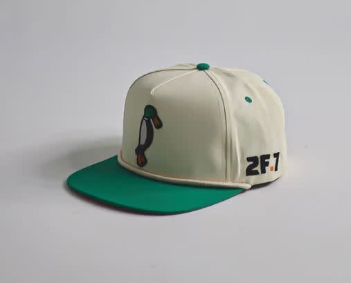 24.7Hunt Green/Off White Rope Hat