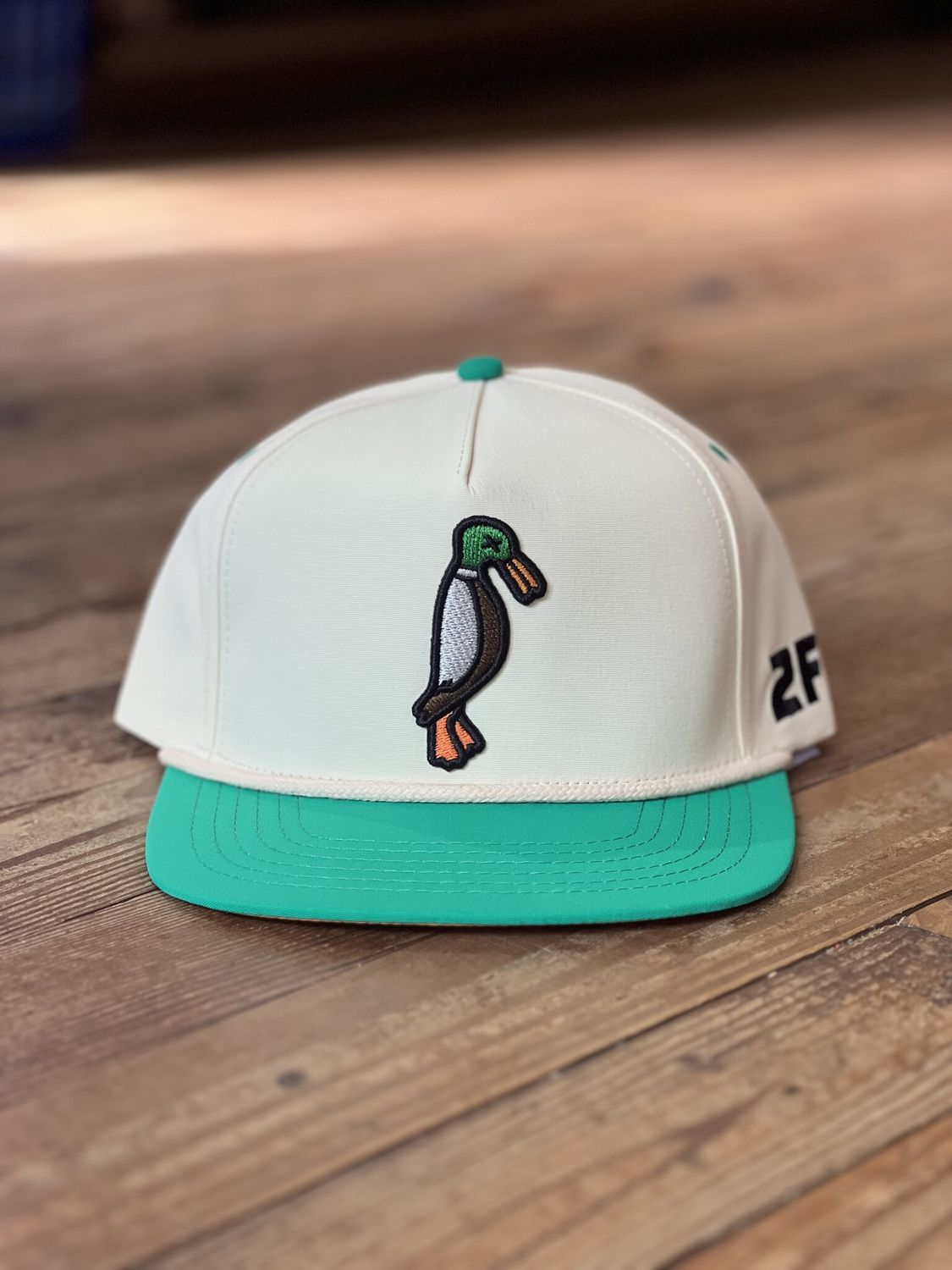 24.7Hunt Green/Off White Rope Hat