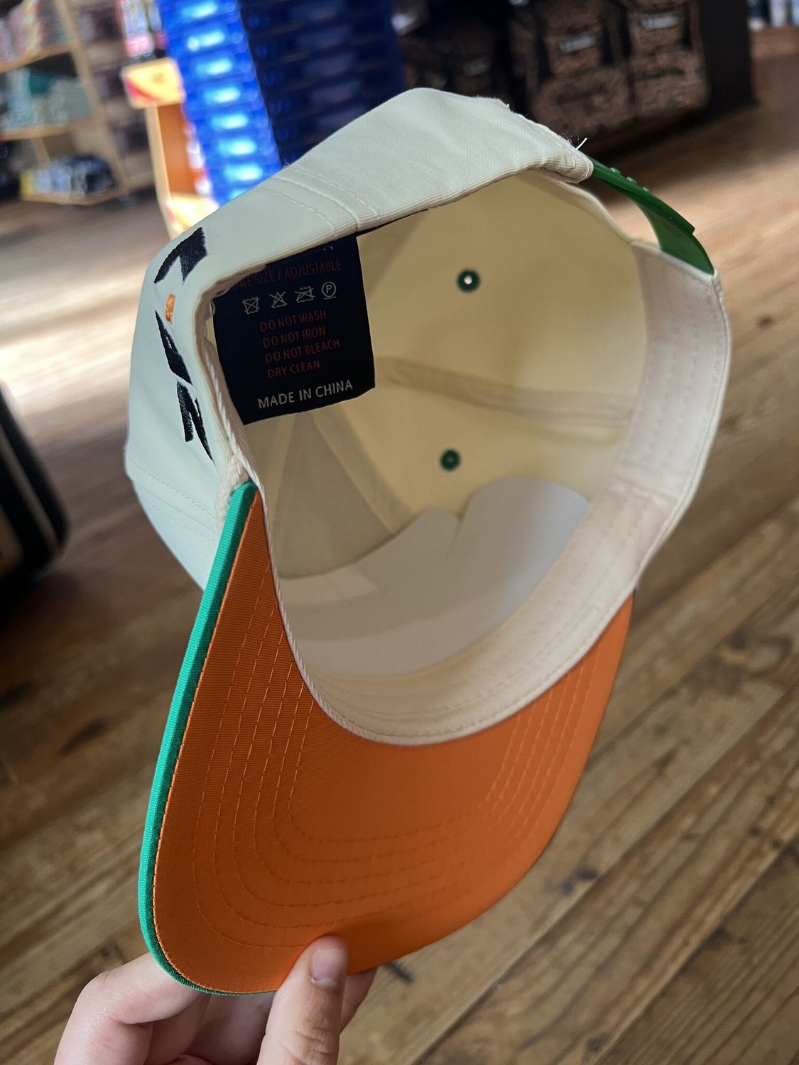 24.7Hunt Green/Off White Rope Hat