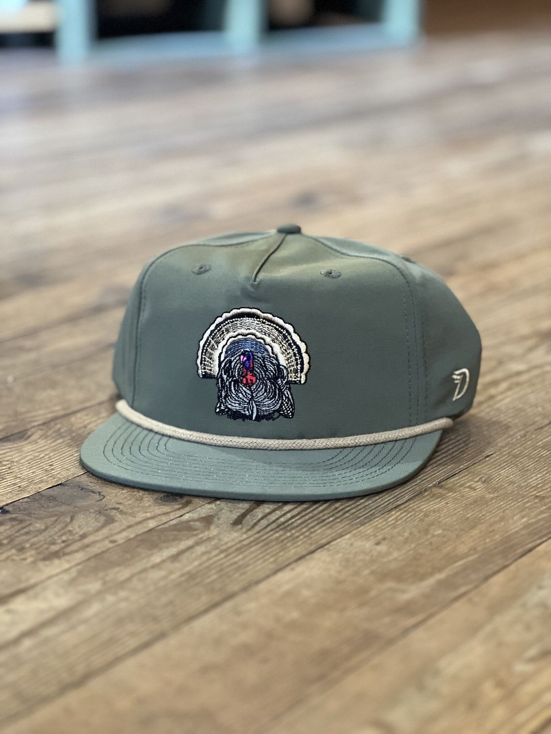 Duck Camp Turkey Olive Rope Hat