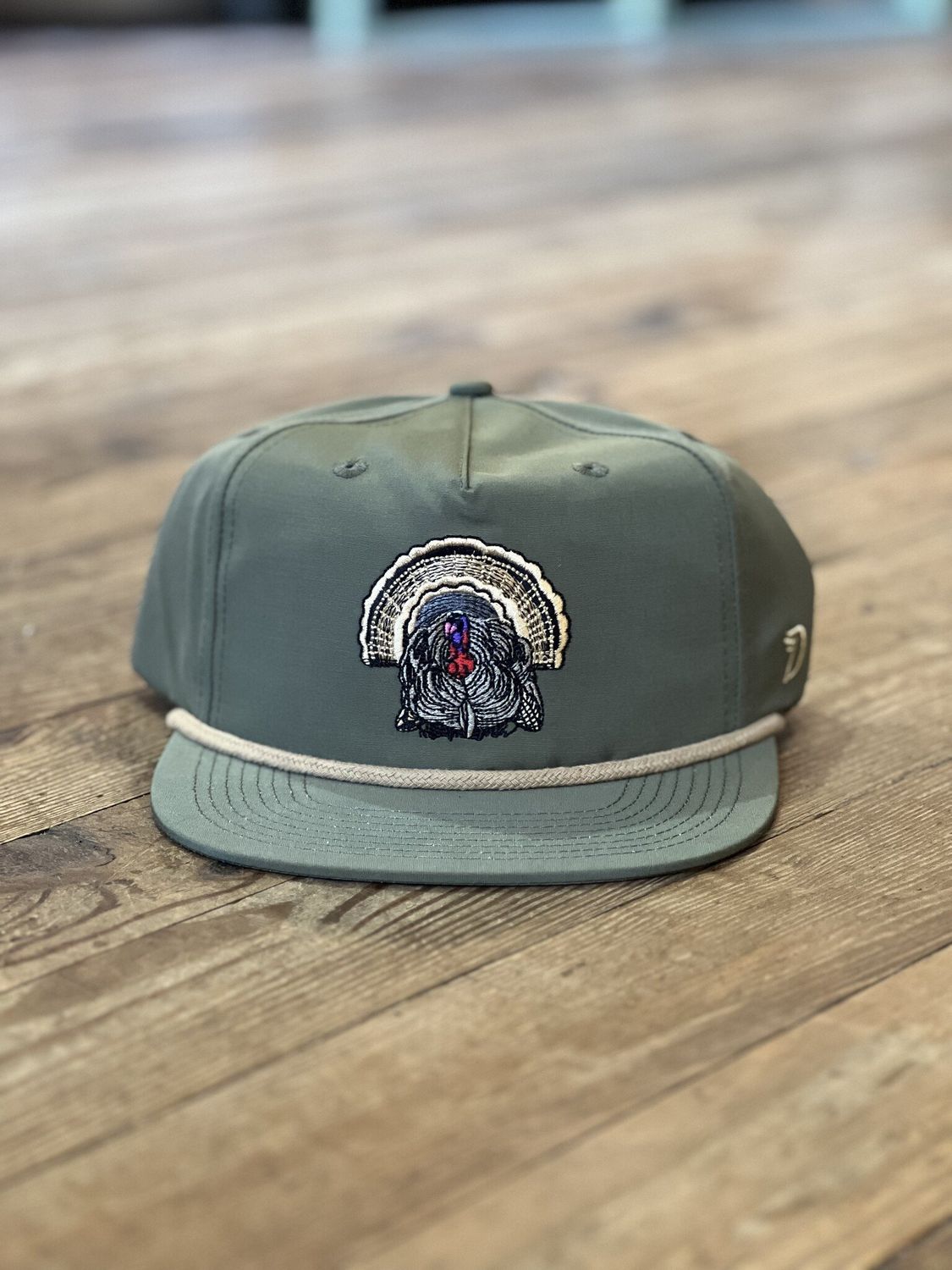 Duck Camp Turkey Olive Rope Hat