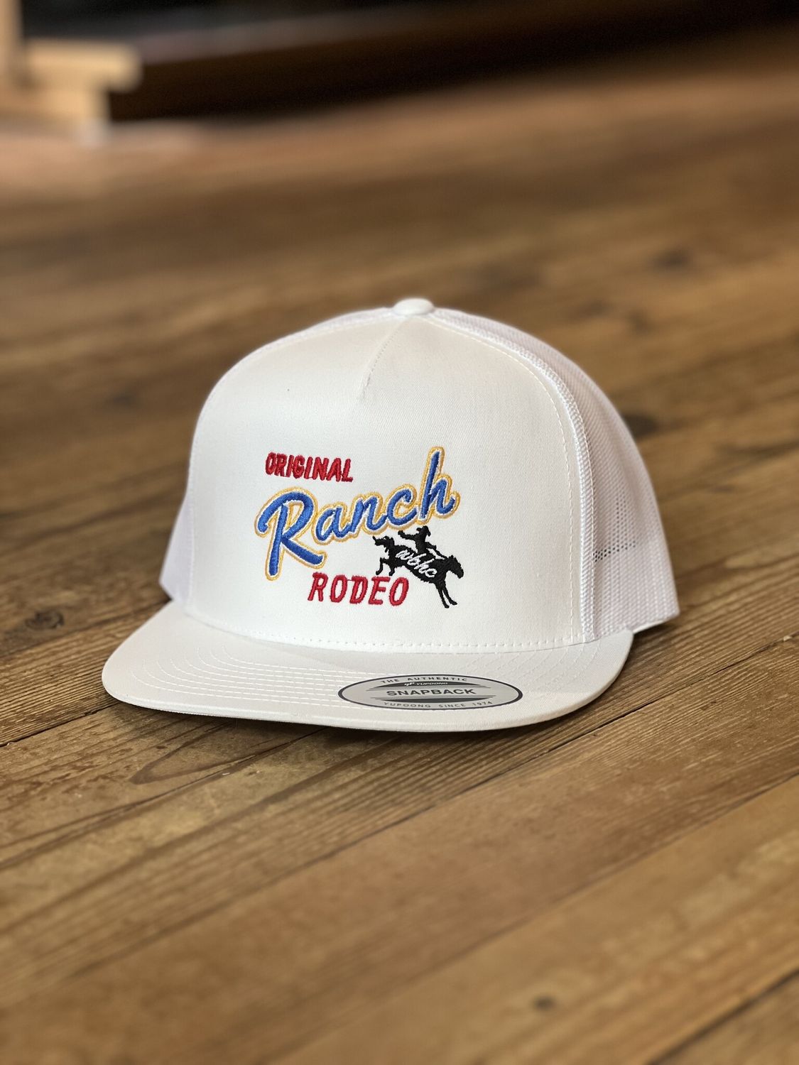 WB Ranch Rodeo Trucker White