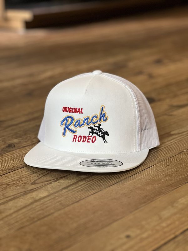 WB Ranch Rodeo Trucker White
