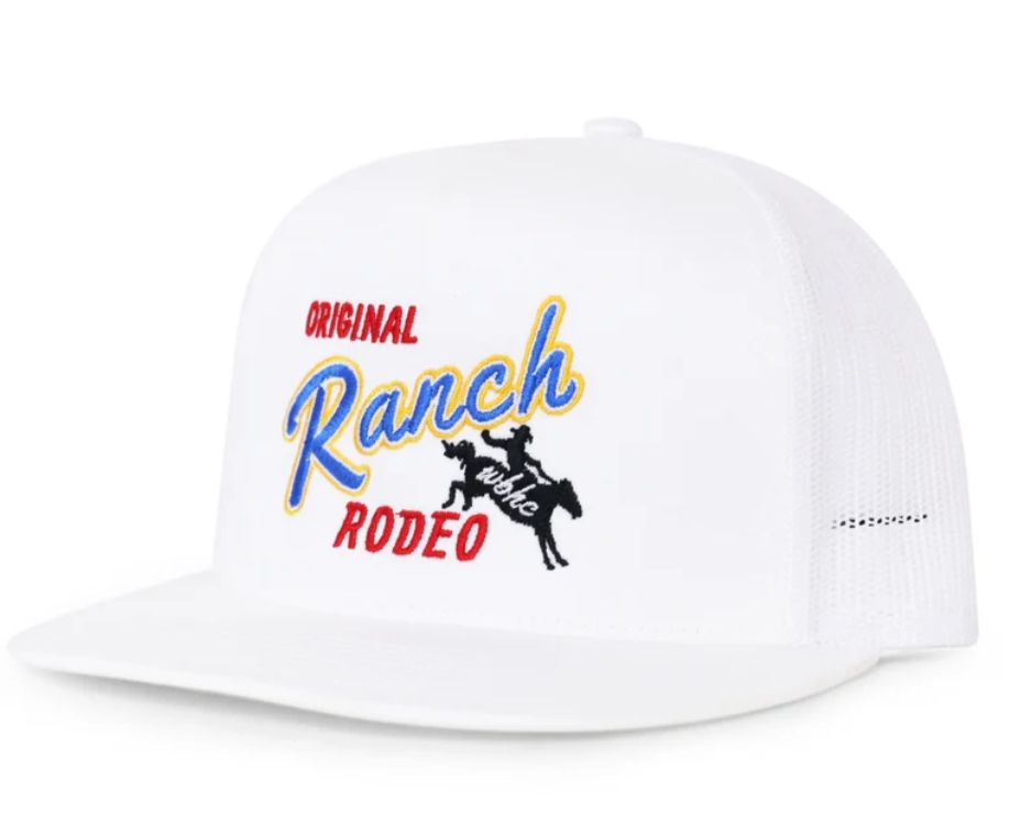 WB Ranch Rodeo Trucker White