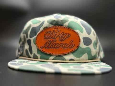 DM Classic Leather Patch Marsh Rope Hat