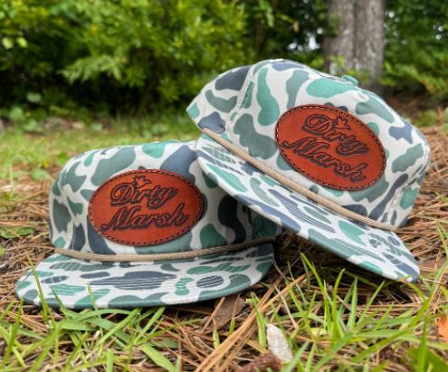 DM Classic Leather Patch Marsh Rope Hat