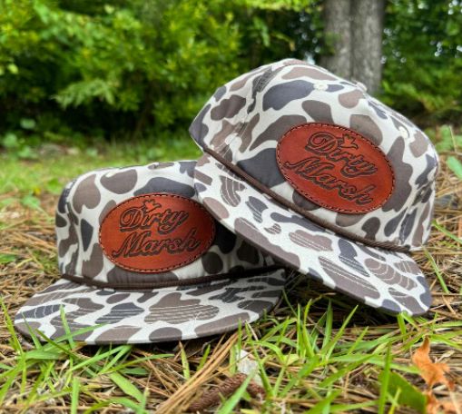 DM Classic Leather Patch Slough Rope Hat